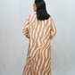 Bling Fabrics Cord Set for Women Stylish Zebra Pattern Cream and Whute Poly Rayon - Resham Lace 1- 12