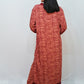 Bling Fabrics Cord Set for Women Stylish Snake Pattern Red Ornage Poly Rayon - Resham Lace 1- 11