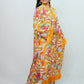 Bling Fabrics Cord Set for Women Stylish Abstarct Pattern Yellow Multicolour Poly Rayon - Resham Lace 1- 09
