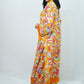 Bling Fabrics Cord Set for Women Stylish Abstarct Pattern Yellow Multicolour Poly Rayon - Resham Lace 1- 09