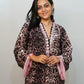 Bling Fabrics Cord Set for Women Stylish Snake Pattern Poly Rayon - Resham Lace 1- 07