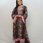 Bling Fabrics Cord Set for Women Stylish Snake Pattern Poly Rayon - Resham Lace 1- 07