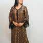 Bling Fabrics Cord Set for Women Stylish Snake Pattern  Poly Rayon -  Resham Lace 2- 07