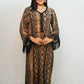 Bling Fabrics Cord Set for Women Stylish Snake Pattern  Poly Rayon -  Resham Lace 2- 07
