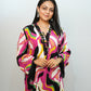 Bling Fabrics Cord Set for Women Stylish Multicolour Poly Rayon - Resham Lace 1- 06