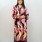 Bling Fabrics Cord Set for Women Stylish Multicolour Poly Rayon - Resham Lace 1- 06
