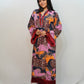 Bling Fabrics Cord Set for Women Stylish Cheetah pattern Multicolour Poly Rayon -  Resham Lace 1- 04