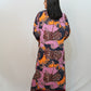 Bling Fabrics Cord Set for Women Stylish Cheetah pattern Multicolour Poly Rayon -  Resham Lace 1- 04