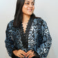 Bling Fabrics Cord Set for Women Stylish Snake pattern Poly Rayon - Resham Lace 1- 02