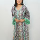 Bling Fabrics Cord Set for Women Stylish Snake Pattern Poly Rayon - Resham Lace 2- 03