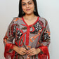 Bling Fabrics Cord Set for Women Stylish Multicolour Poly Rayon - Resham Lace 2- 01