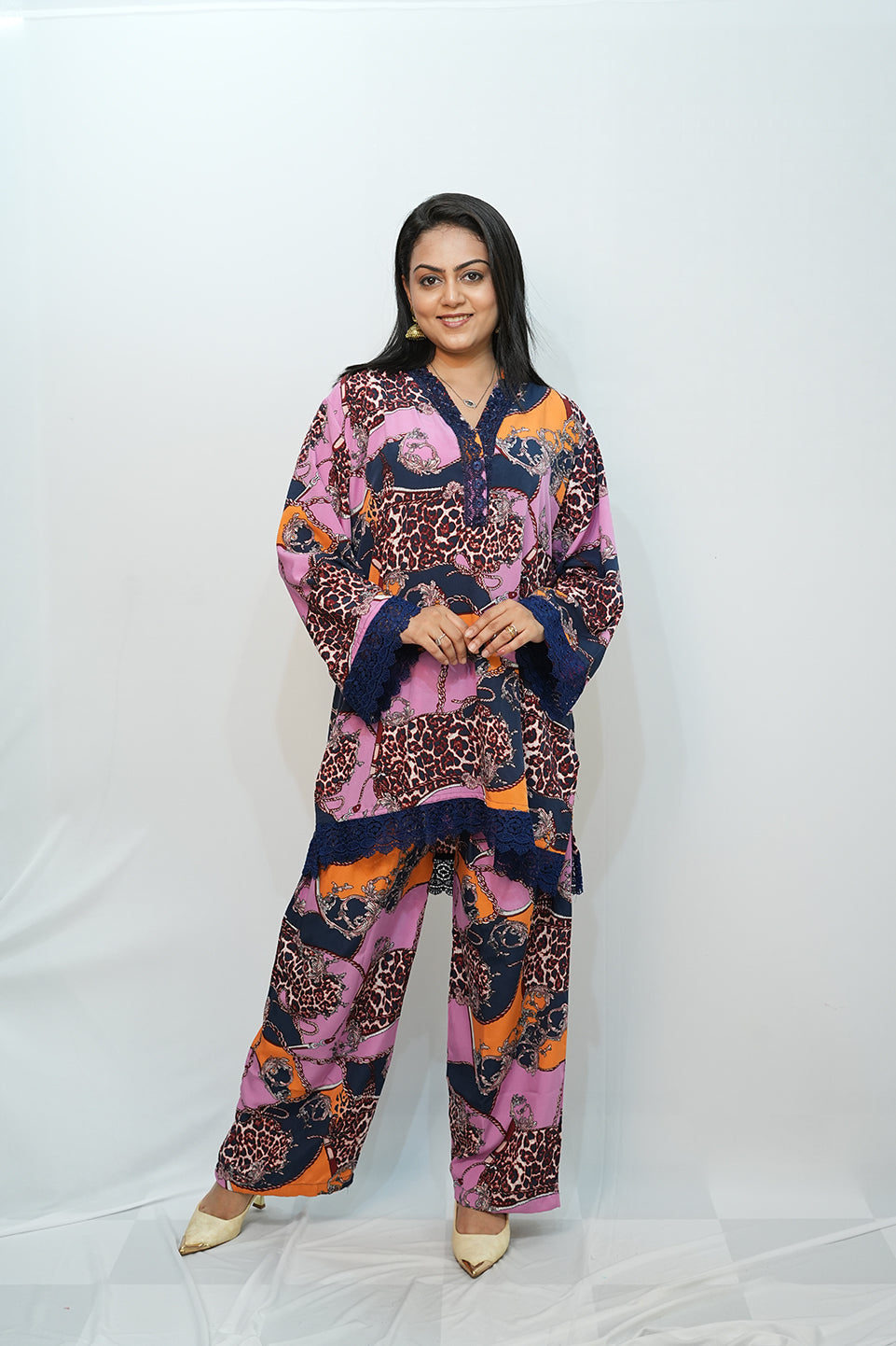 Bling Fabrics Cord Set for Women Mahi - 01