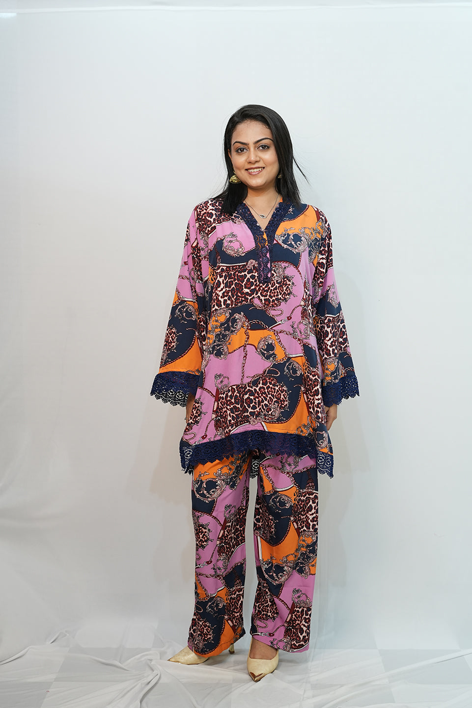 Bling Fabrics Cord Set for Women Mahi - 01