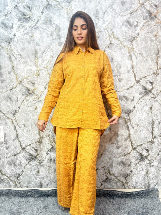 Chicken Kari Mustard Bloom Co-Ord Set
